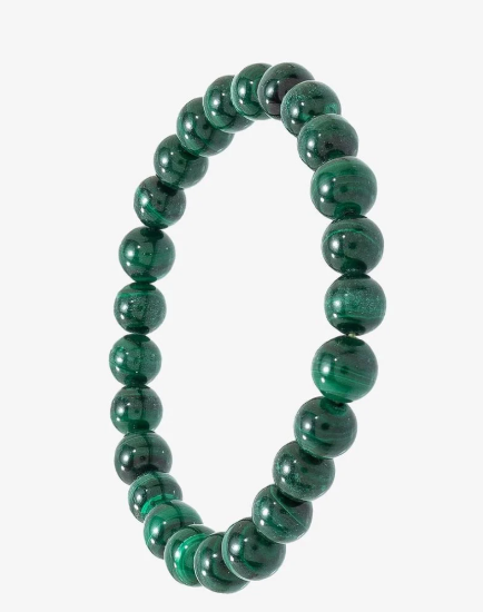 Natural green malachite stone bracelet BRA146GN