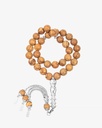 Wooden jasper stone rosary ROS145BN