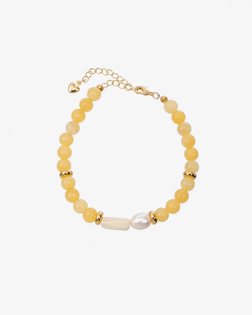 Women's Aventurine and Pearl Bracelet WBRA145MC