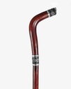 Omani dark wood crutch stick CAN839