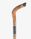 Omani dark wood crutch stick CAN842