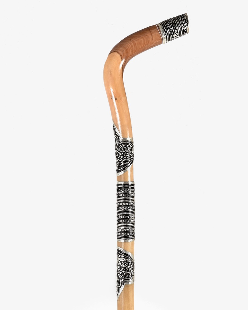 Omani dark wood crutch stick CAN847