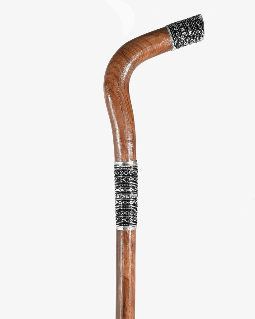 Omani dark wood crutch stick CAN854