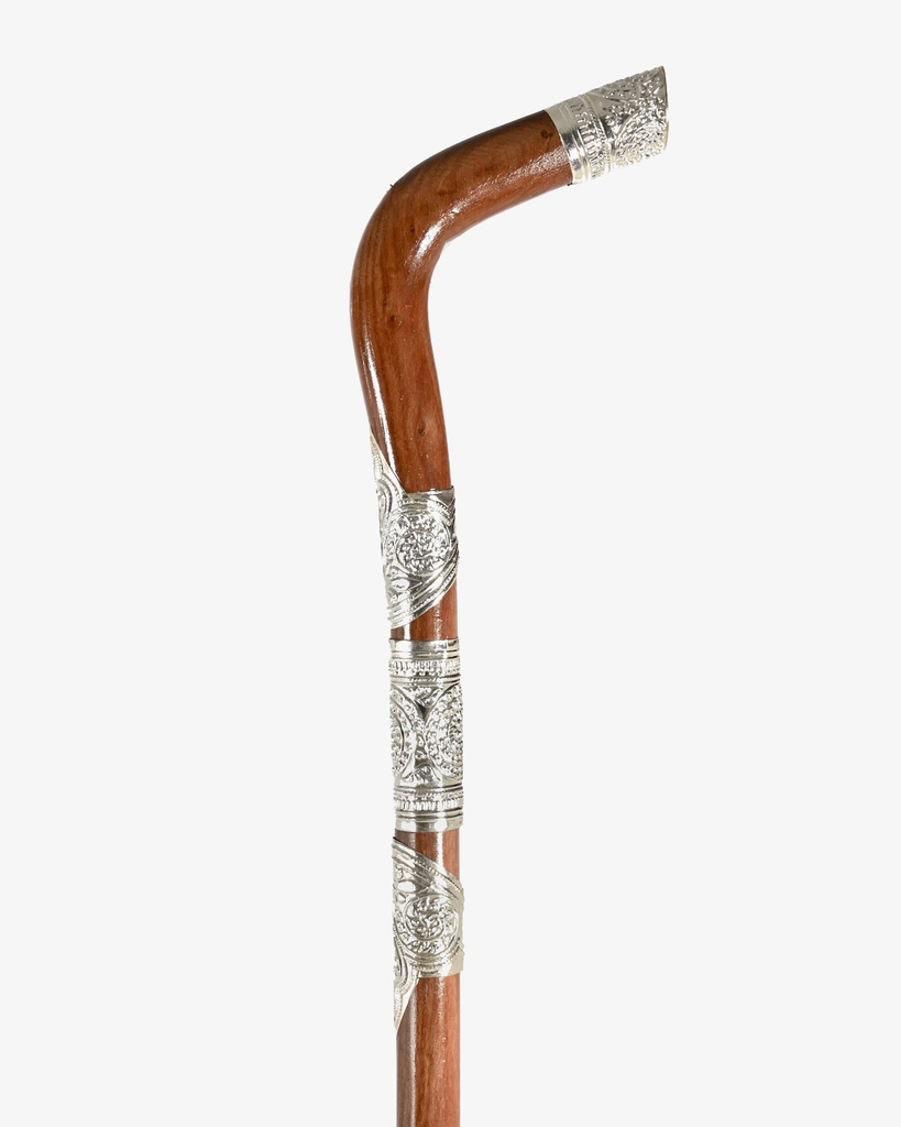 Omani dark wood crutch stick CAN855