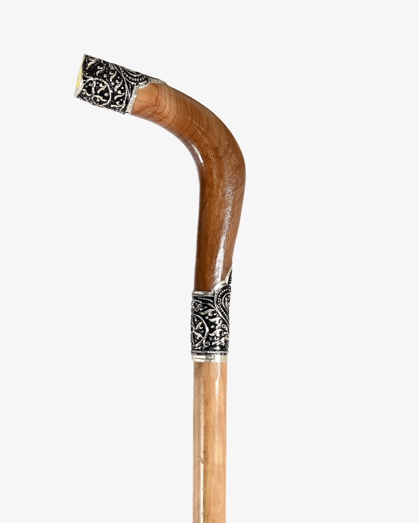 Omani dark wood crutch stick CAN856