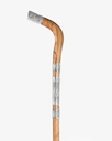 Omani dark wood crutch stick CAN860