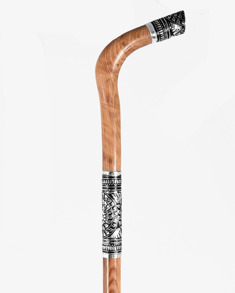 Omani dark wood crutch stick CAN863