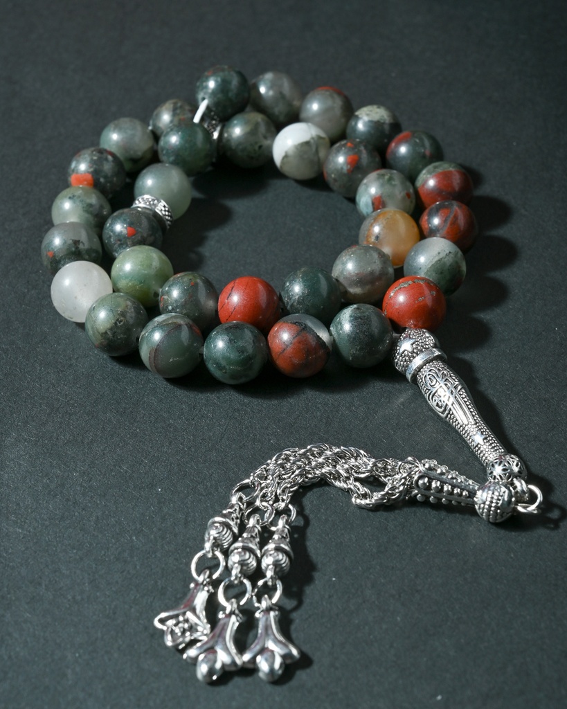 Natural Bloodstone Rosary ROS8136GN
