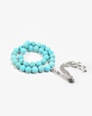 Turquoise stone rosary with veins ROS8142LL