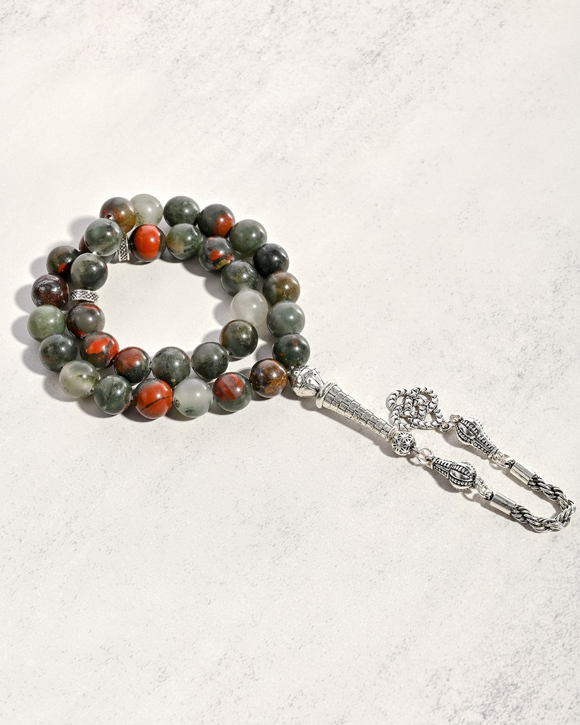 Natural Bloodstone Rosary ROS8152GN