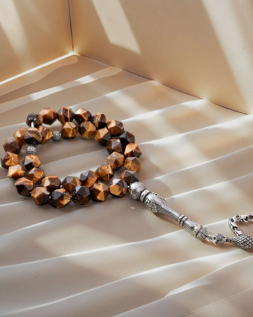 Tiger Eye Stone Rosary