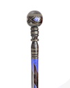 Ebanus wood crutch with lapis lazuli CAN995