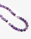 Amethyst necklace with a pearl WNEC296PR