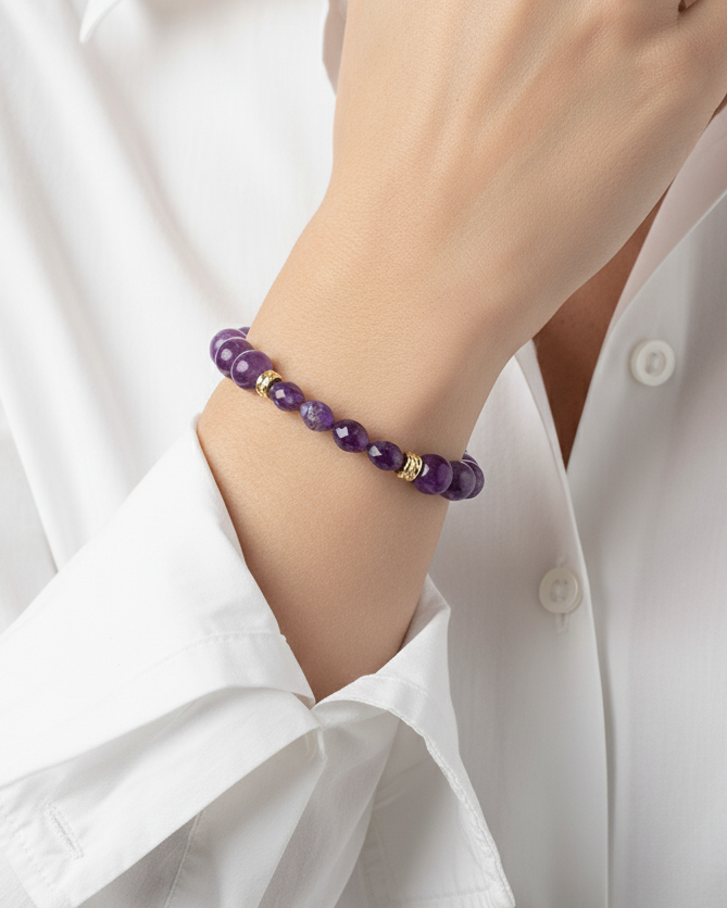 Amethyst Bracelet WBRA204PR