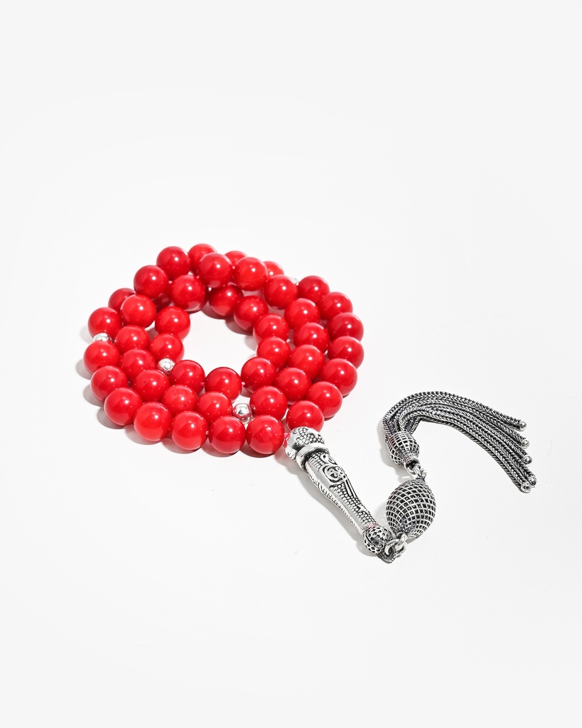 Red coral rosary ROS5485RD