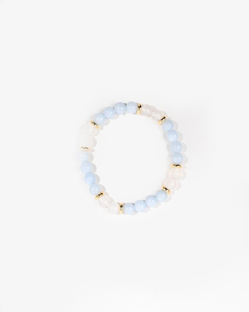 Peridot and jade bracelet WBRA207MC