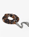 Brown Agate Rosary with Veins ROS5502BN