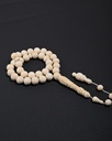 Elephant tusk rosary ROS5512WH