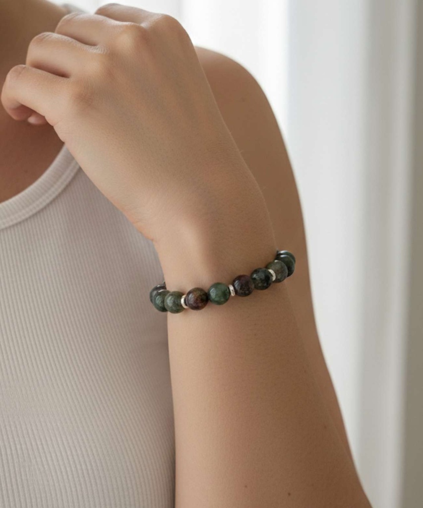 Indian agate bracelet WBRA211GN