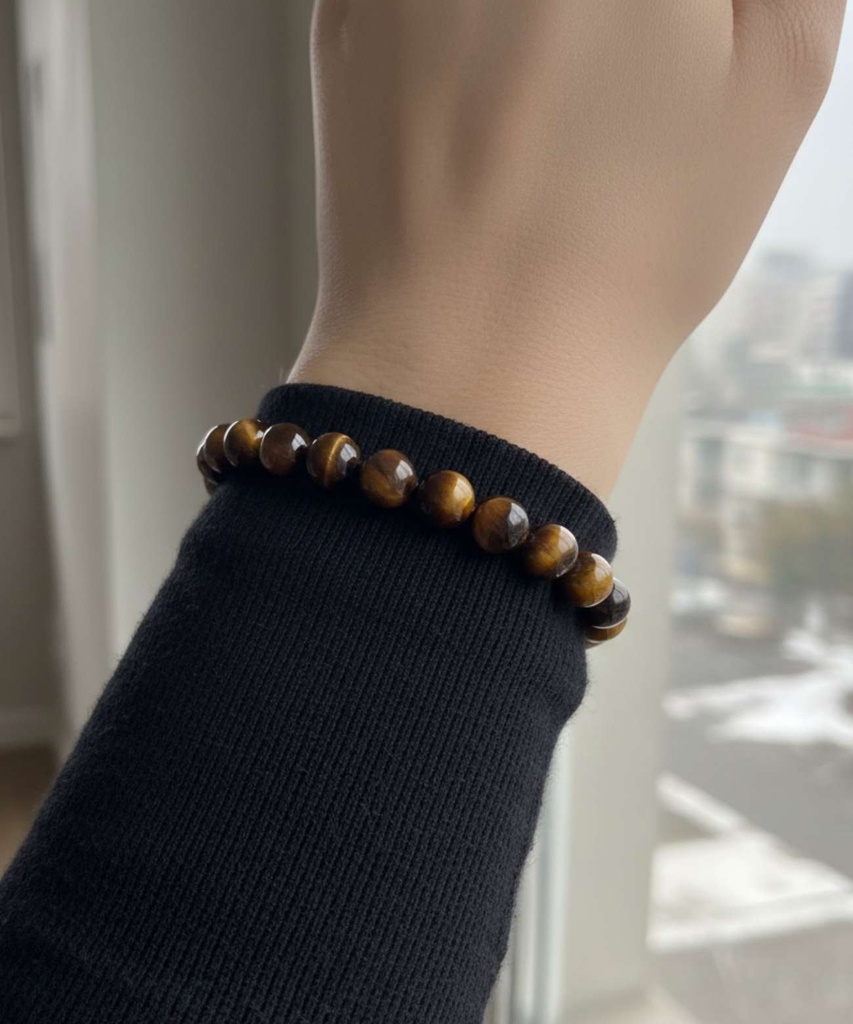 Tiger's eye stone BRA158BN