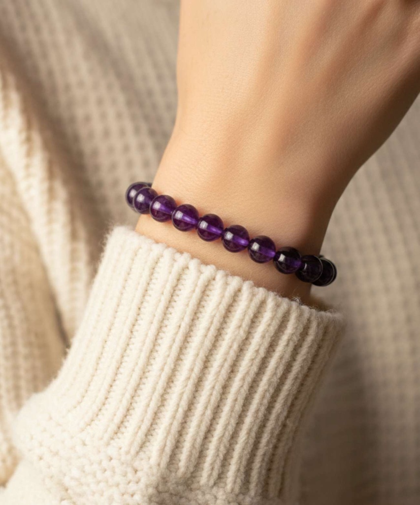 Amethyst Stone BRA161PR