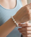 Howlite Stone Bracelet WBRA220WH