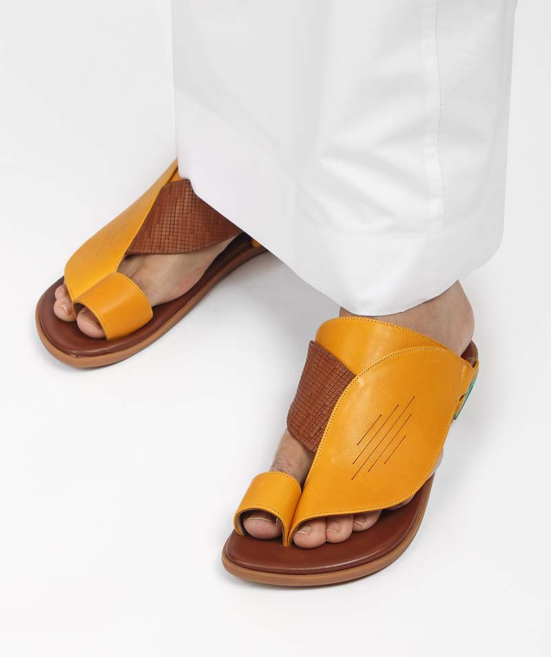 نعال شرقي زبيري جلد طبيعي