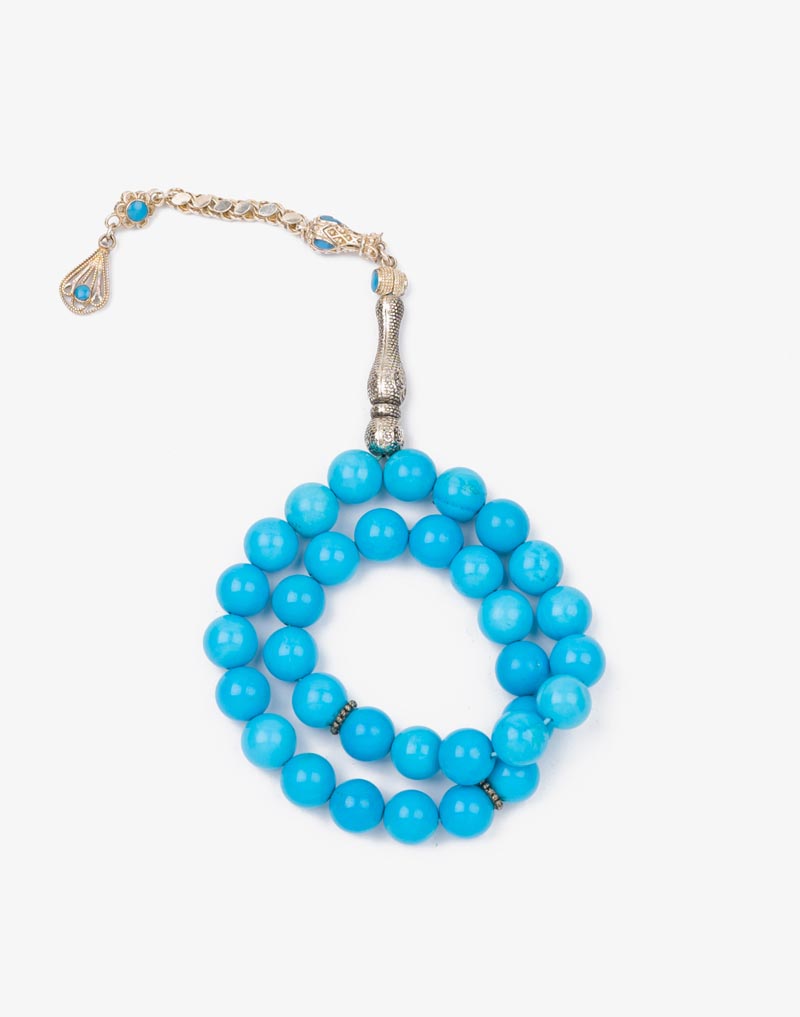 23850 rosary turquoise stone