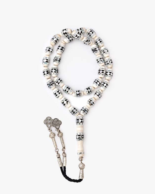 BONE ROSARY 4341ROSWT