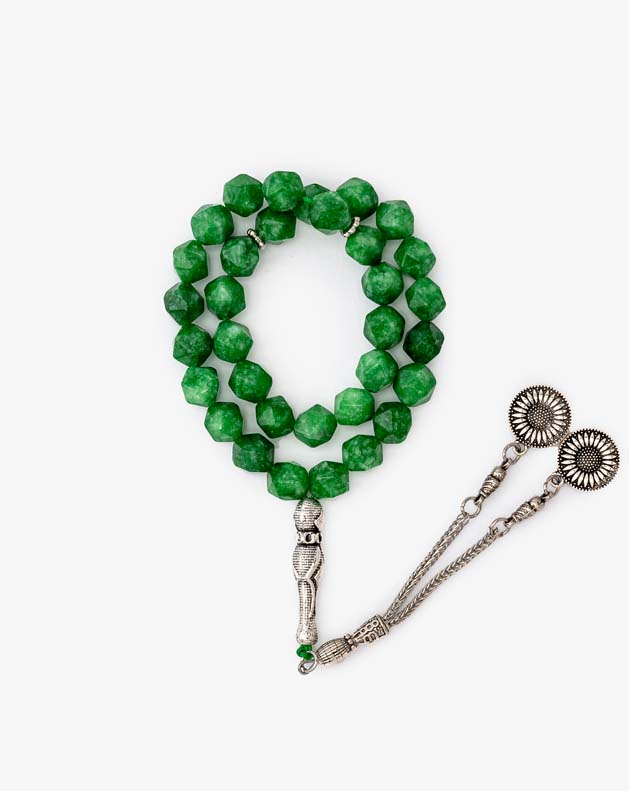 Diamond Stone Rosary 29231ROSGN