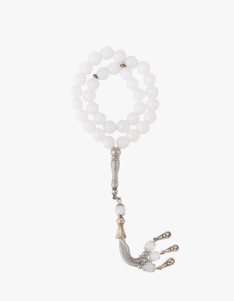 ROSARY AGATE STONE 27816ROSWT