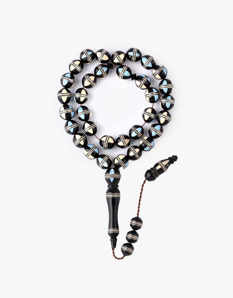 Thyme silver rosary 23822ROSBK