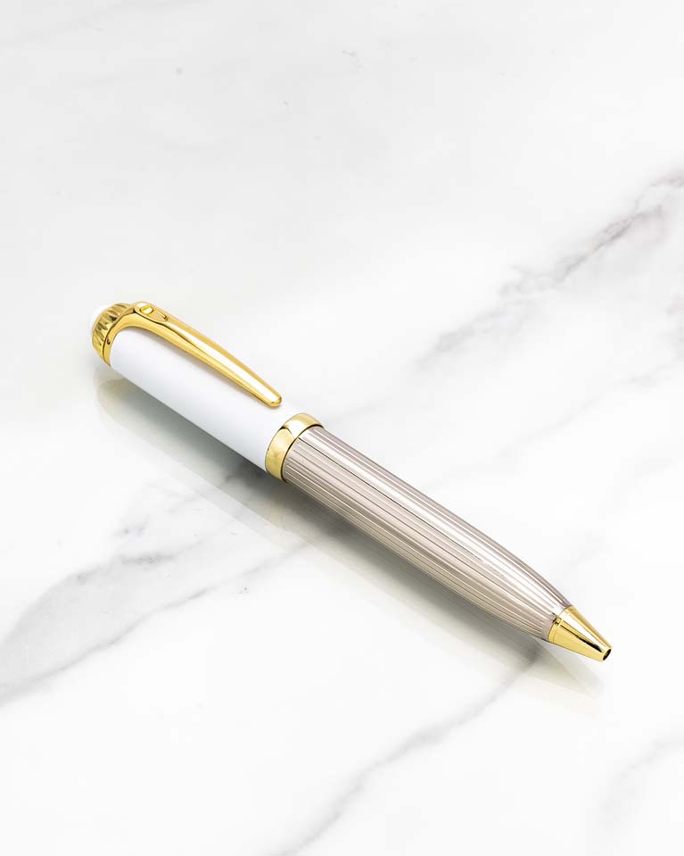 Men pen white & silver PEN580WT