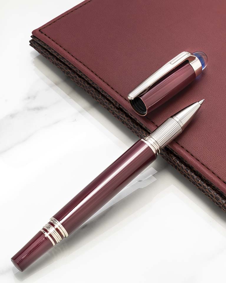 Men pen bordo & silver PEN750BO