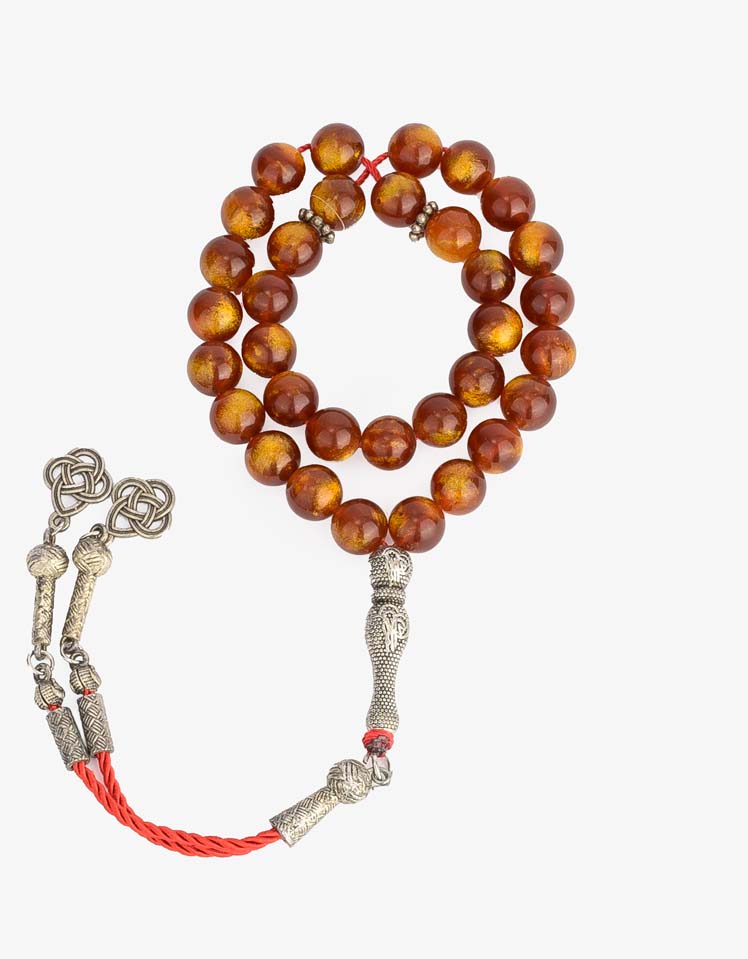 AMBER ROSARY 25942ROSBN