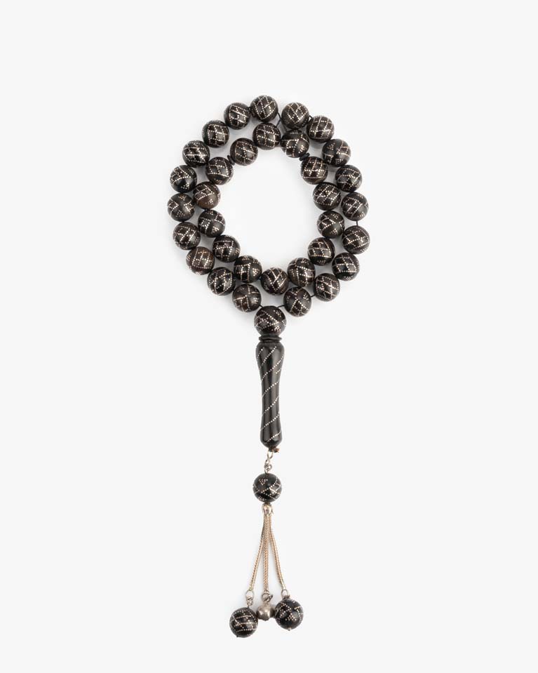 COOK WOOD SILVER ROSARY 29504ROSBN