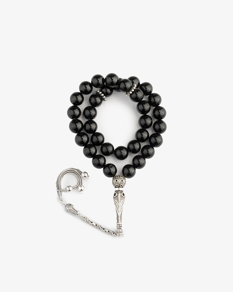 Black Tourmalin Rosary ROS219BK