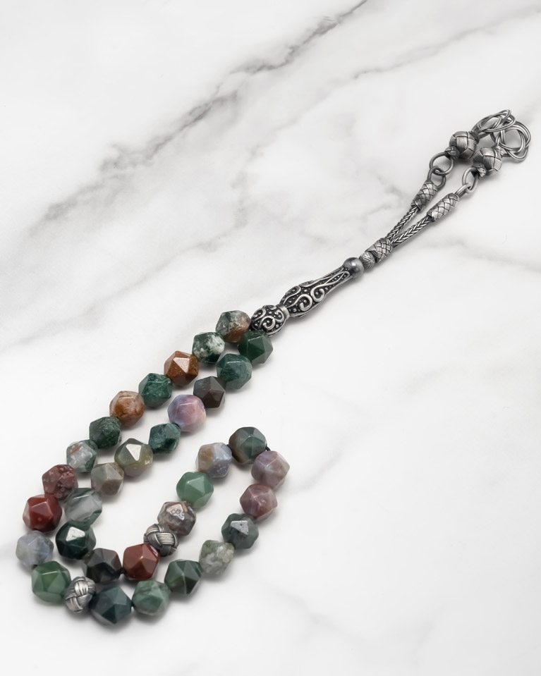 Diamond Aqate Rosary ROS307MC