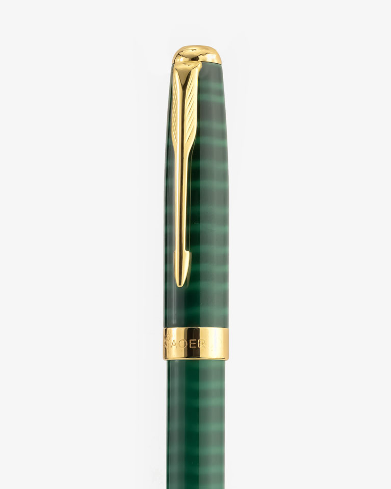 Men pen green & gold PEN847GN