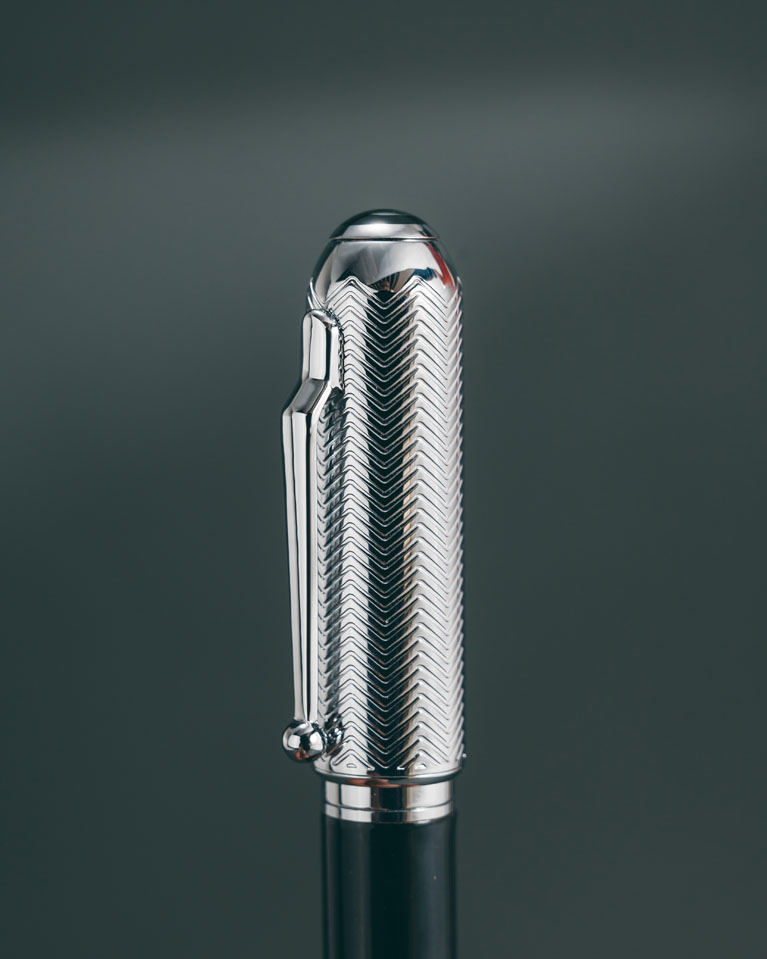 DAHNAG pen black & silver PEN907BK