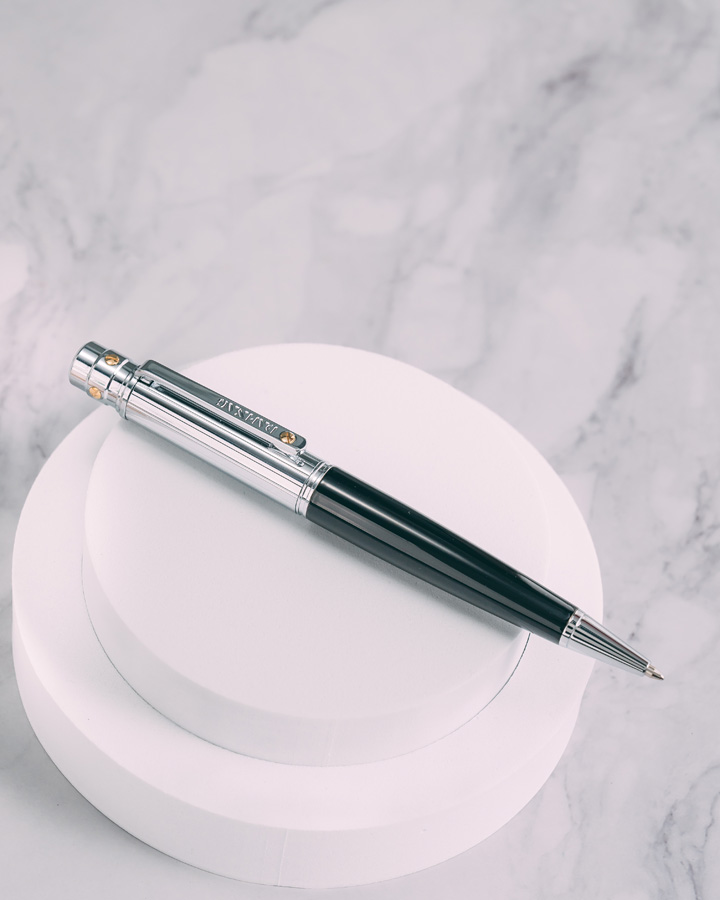 DAHNAG pen black & silver PEN914BK