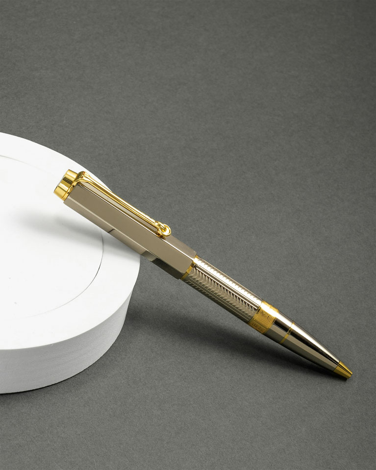 Men pen silver & gold SEMPEN006SV
