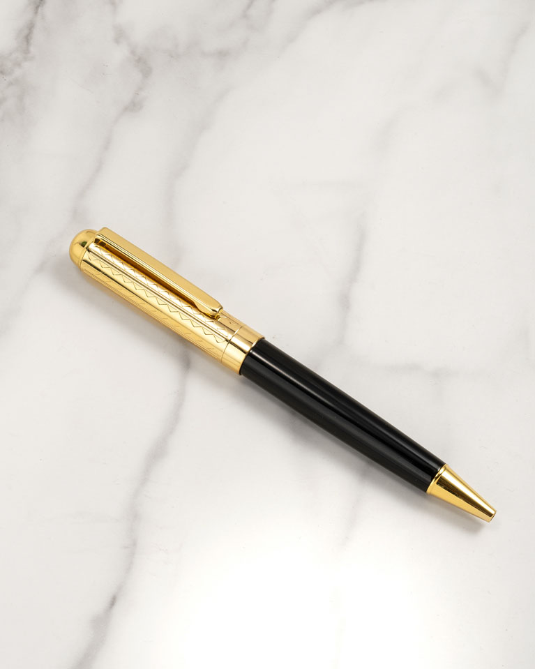Men pen gold & black SEMPEN017GD