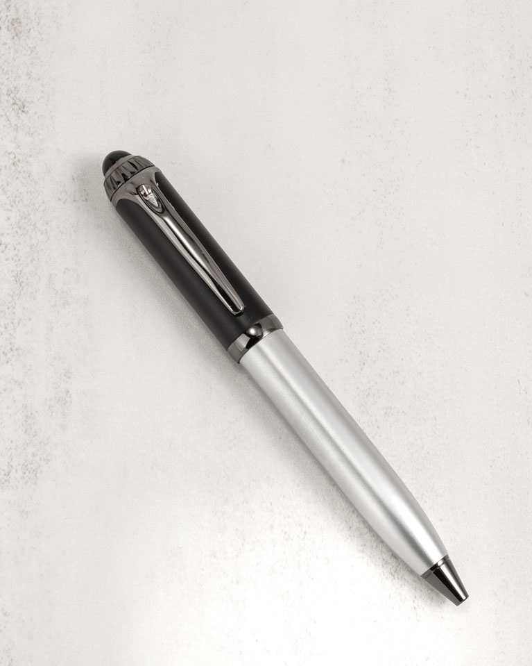 Men pen black & silver SEMPEN023BK