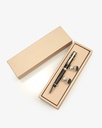 Pen &amp; Cufflink black Set SEMPEN031BK