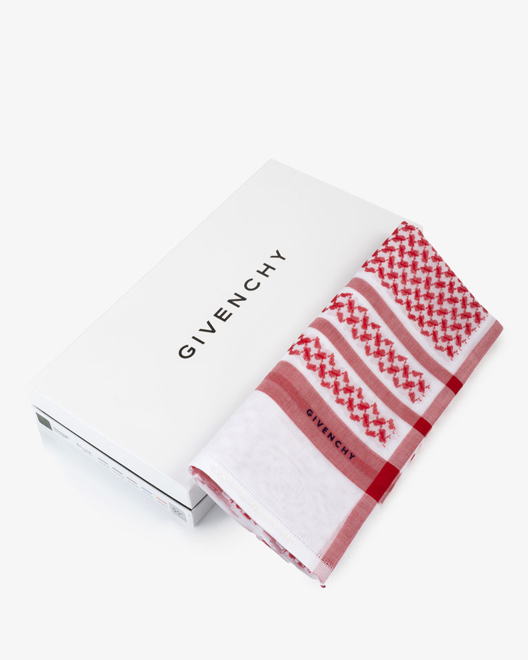 Givenchy shemag red 19 NAFGIV019RD
