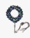 Chrysocolla lapis rosary ROS254BL