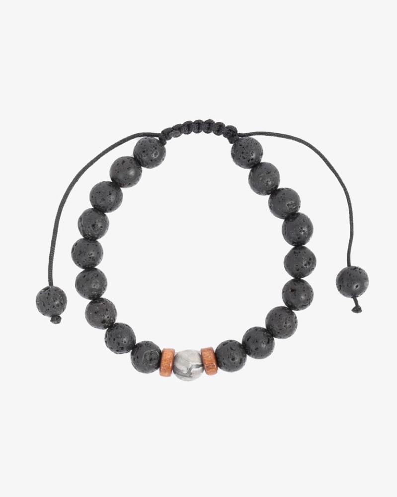 Hand bracelet balck for a man BRA005BK