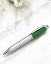 Men pen green & silver PEN590GN