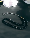 Obsidian Rosary ROS315BK